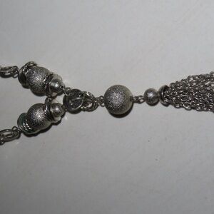 Vintage Silver Necklace with Tassel